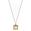 Machete 18" Letter Charm Necklace Summer SALE