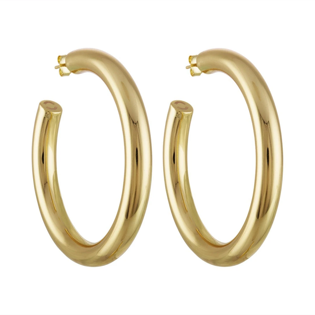 Machete THE SPOTLIGHT 2" Perfect Hoops In Gold 3 Machete THE SPOTLIGHT 2" Perfect Hoops In Gold