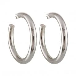 Machete 2" Perfect Hoops In Silver