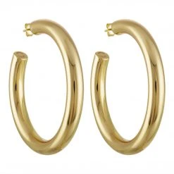 Machete Jewelry 2.5" Perfect Hoops In Gold