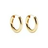 Machete Jewelry Hinge Hoops In Gold