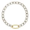 Machete Interchangeable Oval Link Necklace In Silver