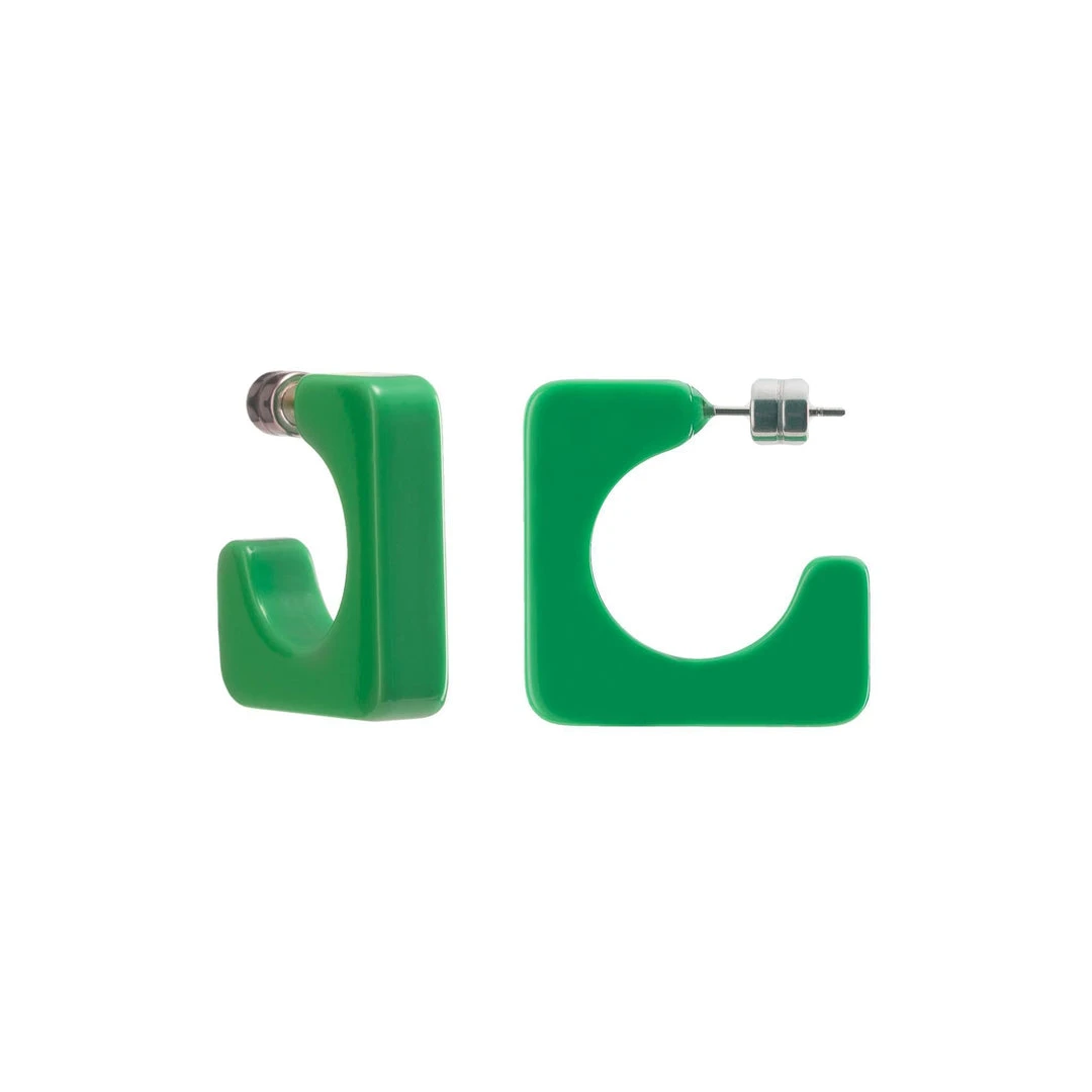 Machete Atlas Hoops In Bright Green 3 Machete Atlas Hoops In Bright Green