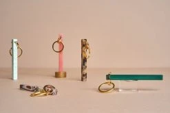 Machete Tech Bar Keychain In Minted Porcelain