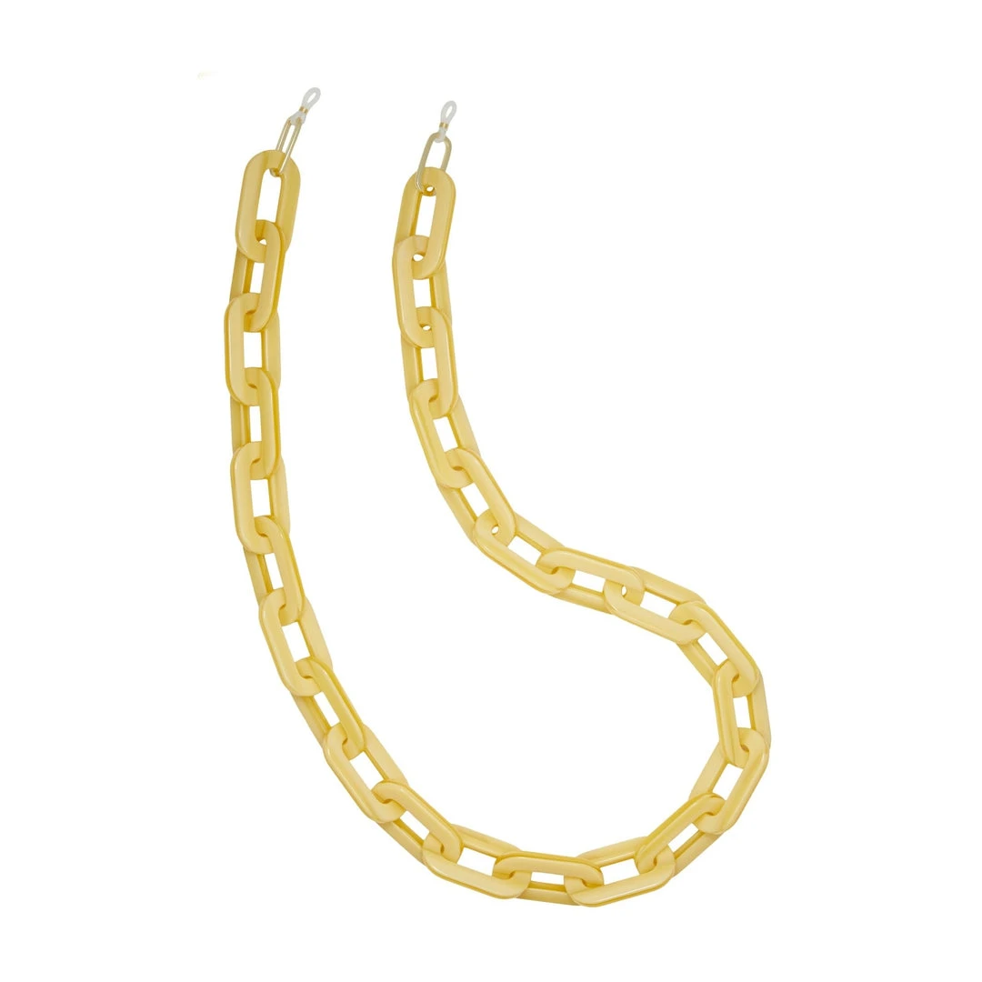 Machete Chunky Sunglass Chain In Naples Yellow Eyewear Chains 3 Machete Chunky Sunglass Chain In Naples Yellow Eyewear Chains