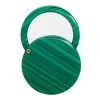 Machete Circle Mirror In Malachite Mirrors