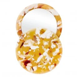 Machete Circle Mirror In Mango Tortoise