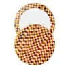 Machete Circle Mirror In Tortoise Checker