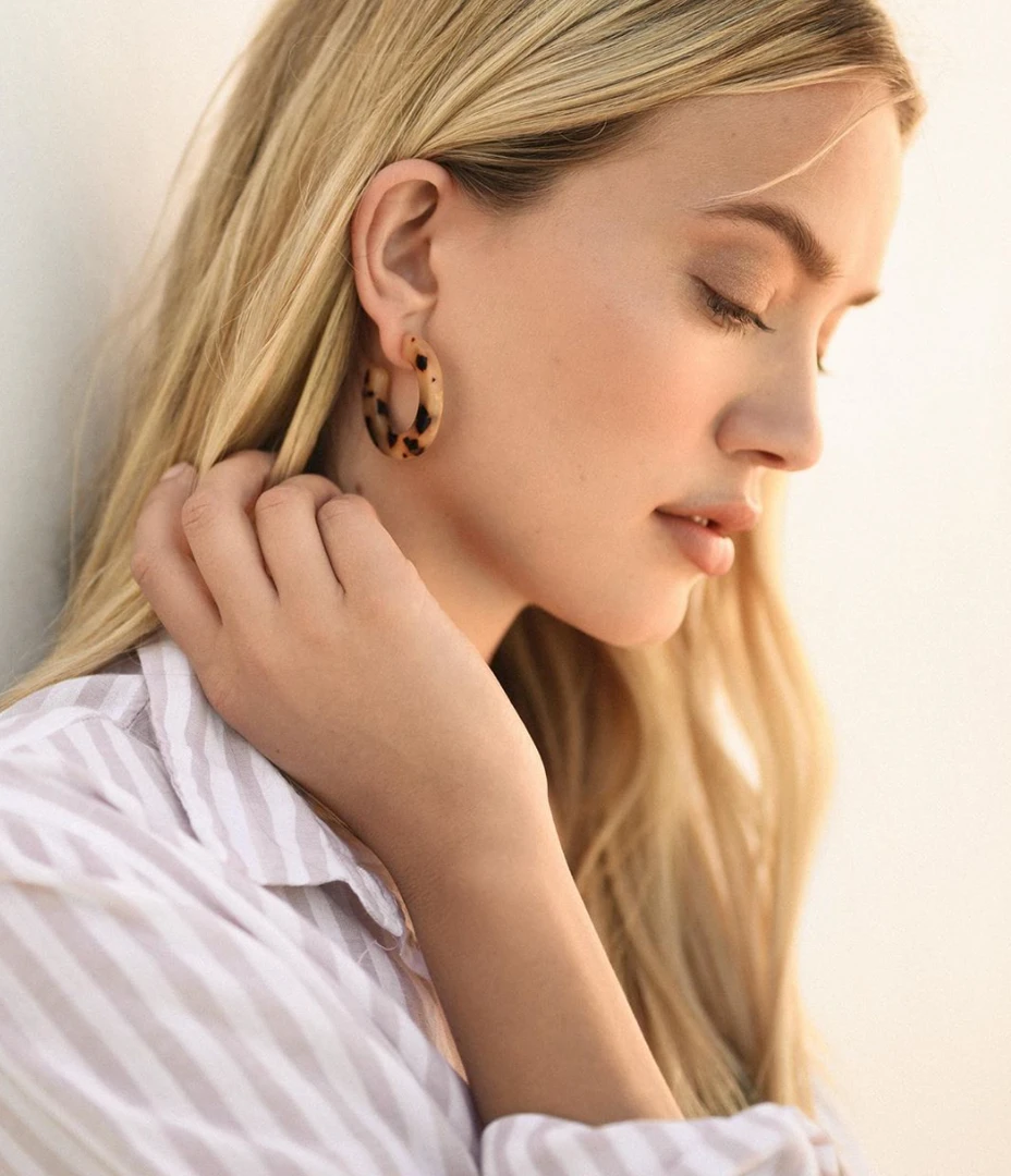 Machete Kate Hoops In Neon Green Jewelry 5 Machete Kate Hoops In Neon Green Jewelry