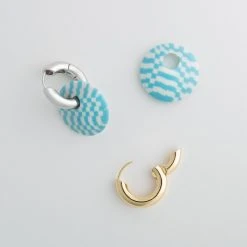 Machete Summer SALE Disc Charms In Blue Checker