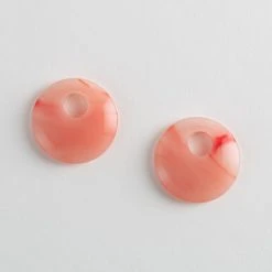 Machete Build Your Own: Charm Hoops Disc Charms In Bright Pink