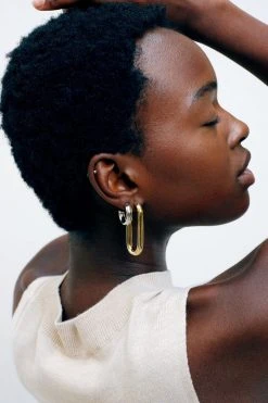 Machete Formal Maya Earrings In Gold