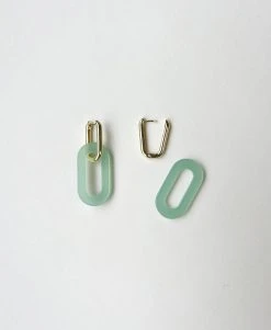 Machete Gold Link Hoops With Charms: "The Brights Collection" Build Your Own: Charm Hoops