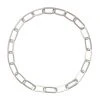 Machete Grande Solid Sterling Paperclip Chain Necklace In Sterling Silver