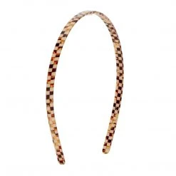 Machete Headband In Tortoise Checker