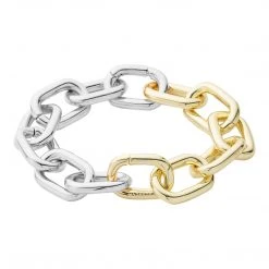 Machete Interchangeable Link Bracelet In 14k Gold