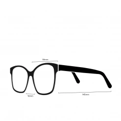 Machete Jenny - Optical Blue Light Frames In Hazel