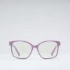 Machete Jenny - Optical Blue Light Frames In Orchid