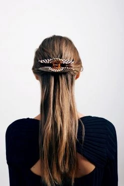 Machete Checker Mania Jumbo Heirloom Claw In Tortoise Checker