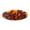Machete Jumbo Oval Clip In Amber