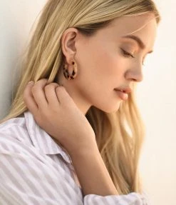 Machete Kate Hoops In Clear Green