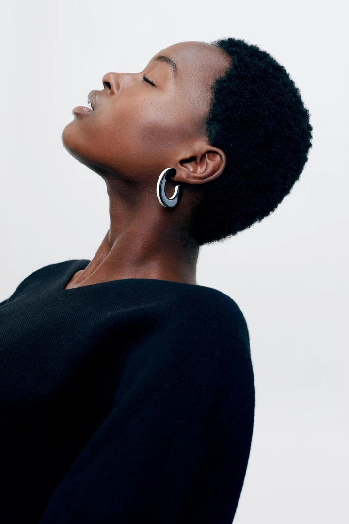 Machete Kate Hoops In Cognac Jewelry 4 Machete Kate Hoops In Cognac Jewelry