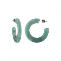 Machete Jewelry Kate Hoops In Jadeite Green
