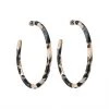 Machete Summer SALE Large Hoops In Abalone