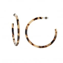Machete THE SPOTLIGHT Large Hoops In Blonde Tortoise