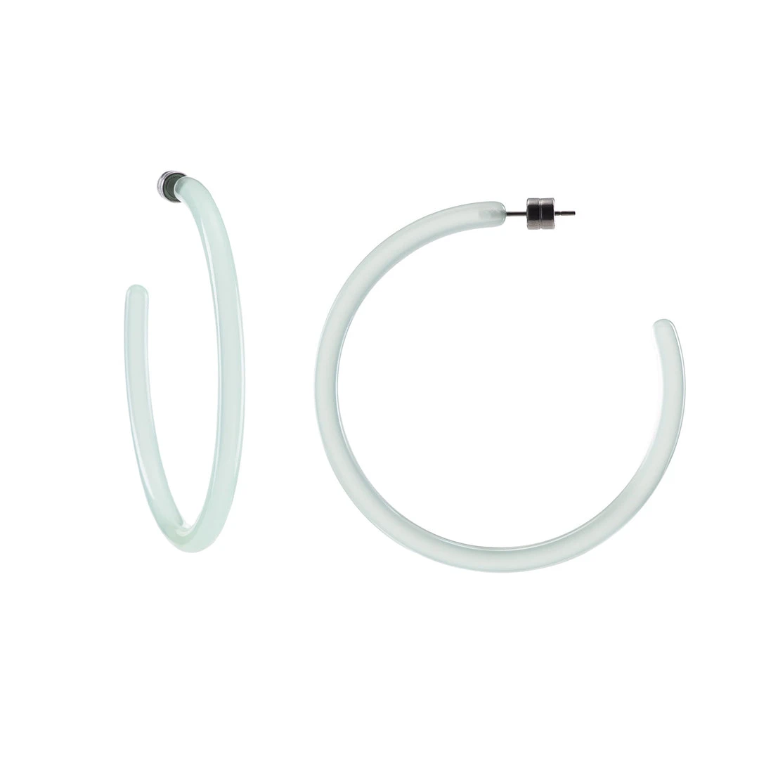 Machete Large Hoops In Sea Glass Jewelry 3 Machete Large Hoops In Sea Glass Jewelry