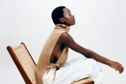 Machete Large Square Hoops In Carrera Lime