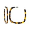 Machete Jewelry Large Square Hoops In Classic Tortoise