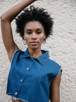 Machete Maya Earrings In Sterling Silver