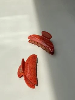 Machete Midi Heirloom Claw In Poppy