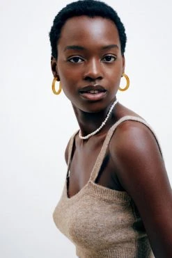 Machete THE SPOTLIGHT Midi Hoops In Blonde Tortoise