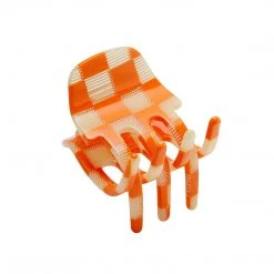 Machete Mini Claw In Orange Checker Checker Mania