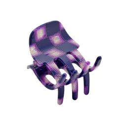 Machete Mini Claw In Purple Checker Checker Mania