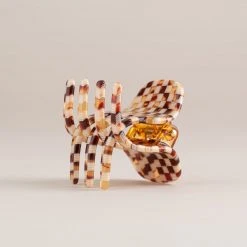 Machete Mini Claw In Tortoise Checker 6 Machete Mini Claw In Tortoise Checker