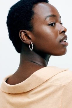 Machete Mini Hoops In Ivory Jewelry