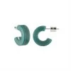 Machete Muse Hoops In Jadeite Green Jewelry