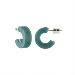 Machete Muse Hoops In Jadeite Green Jewelry