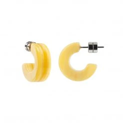 Machete Muse Hoops In Naples Yellow Jewelry