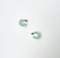 Machete Jewelry Muse Hoops In Sea Glass