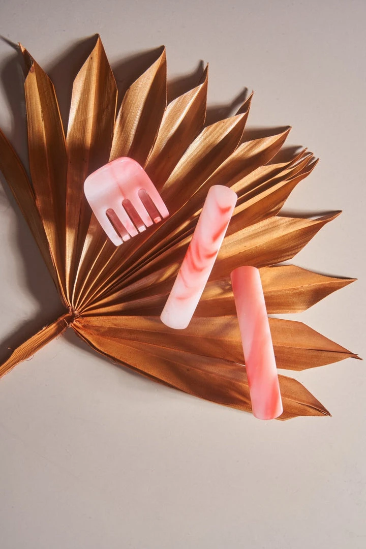 Machete No. 3 Heirloom Clip In Bright Pink 5 Machete No. 3 Heirloom Clip In Bright Pink