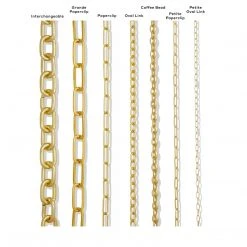 Machete Paperclip Chain Layered Necklace In Mixed Metals