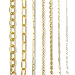 Machete Jewelry Petite Paperclip Chain Necklace In Silver