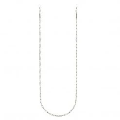Machete Petite Paperclip Sunglass + Mask Chain In Silver Eyewear Chains