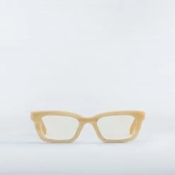 Machete Ruby - Optical Blue Light Frames In Alabaster
