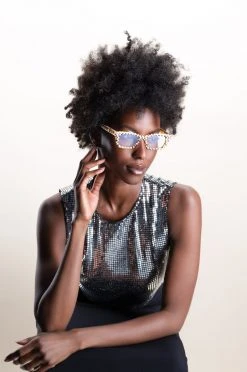 Machete Ruby - Optical Blue Light Frames In Tortoise Checker Checker Mania