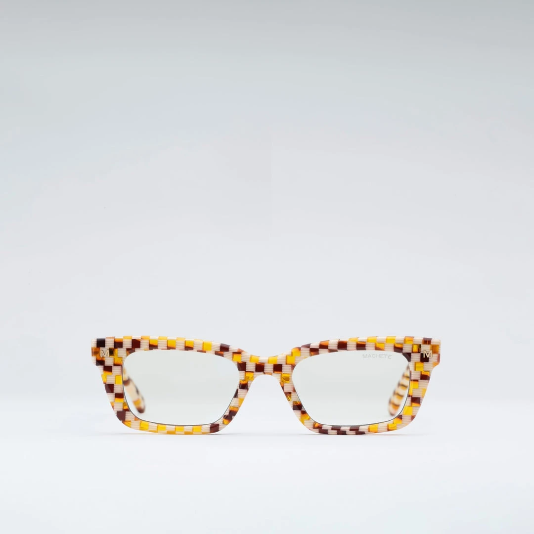 Machete Ruby - Optical Blue Light Frames In Tortoise Checker Checker Mania 3 Machete Ruby - Optical Blue Light Frames In Tortoise Checker Checker Mania
